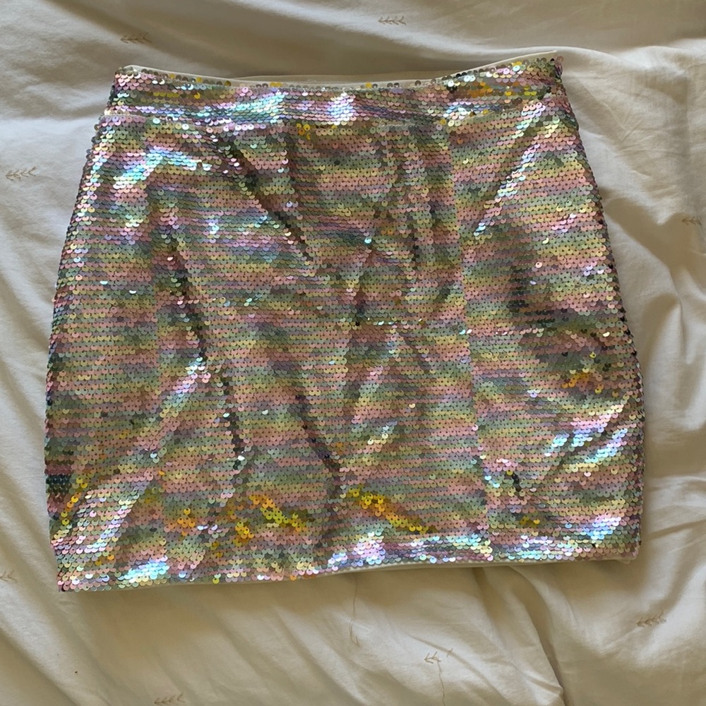 Urban Outfitters Sequin Mini Skirt